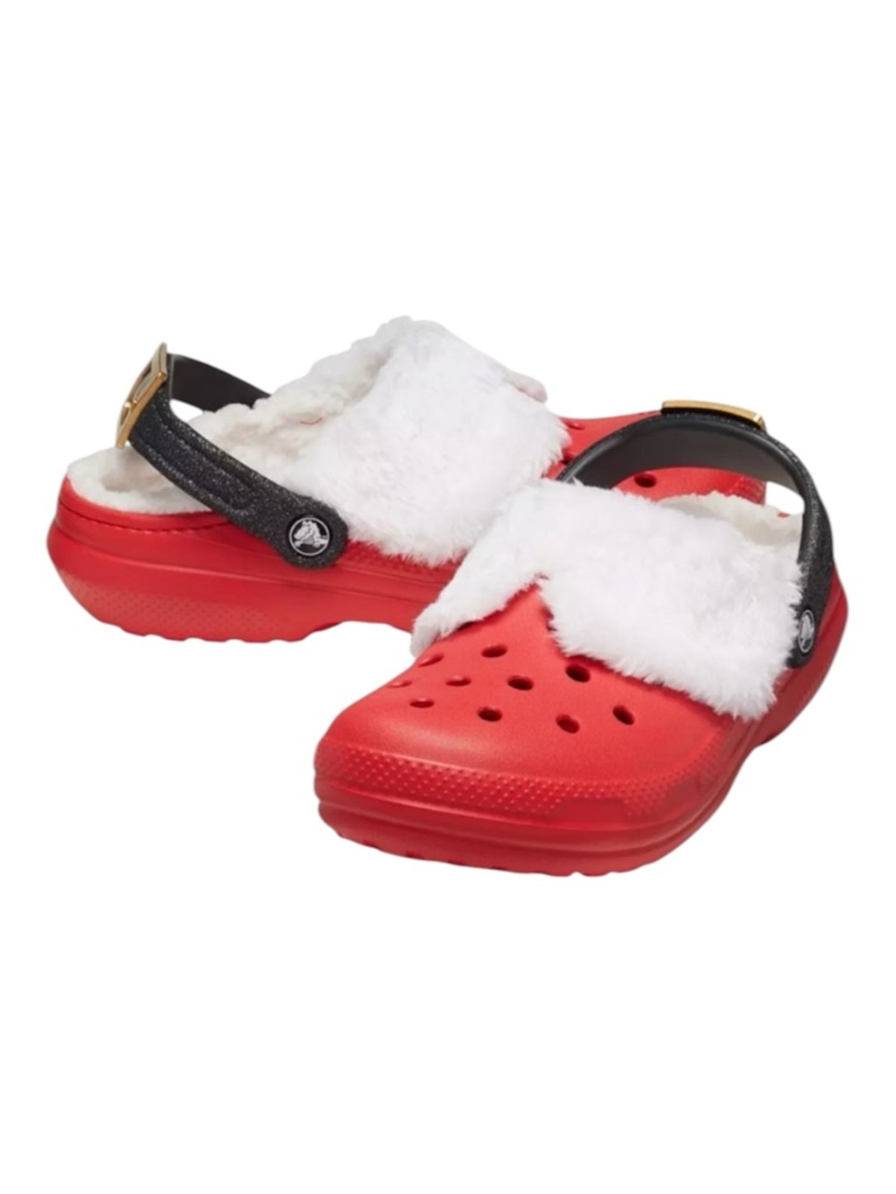 CROCS Unisex Kids Classic Lined Santa Clog